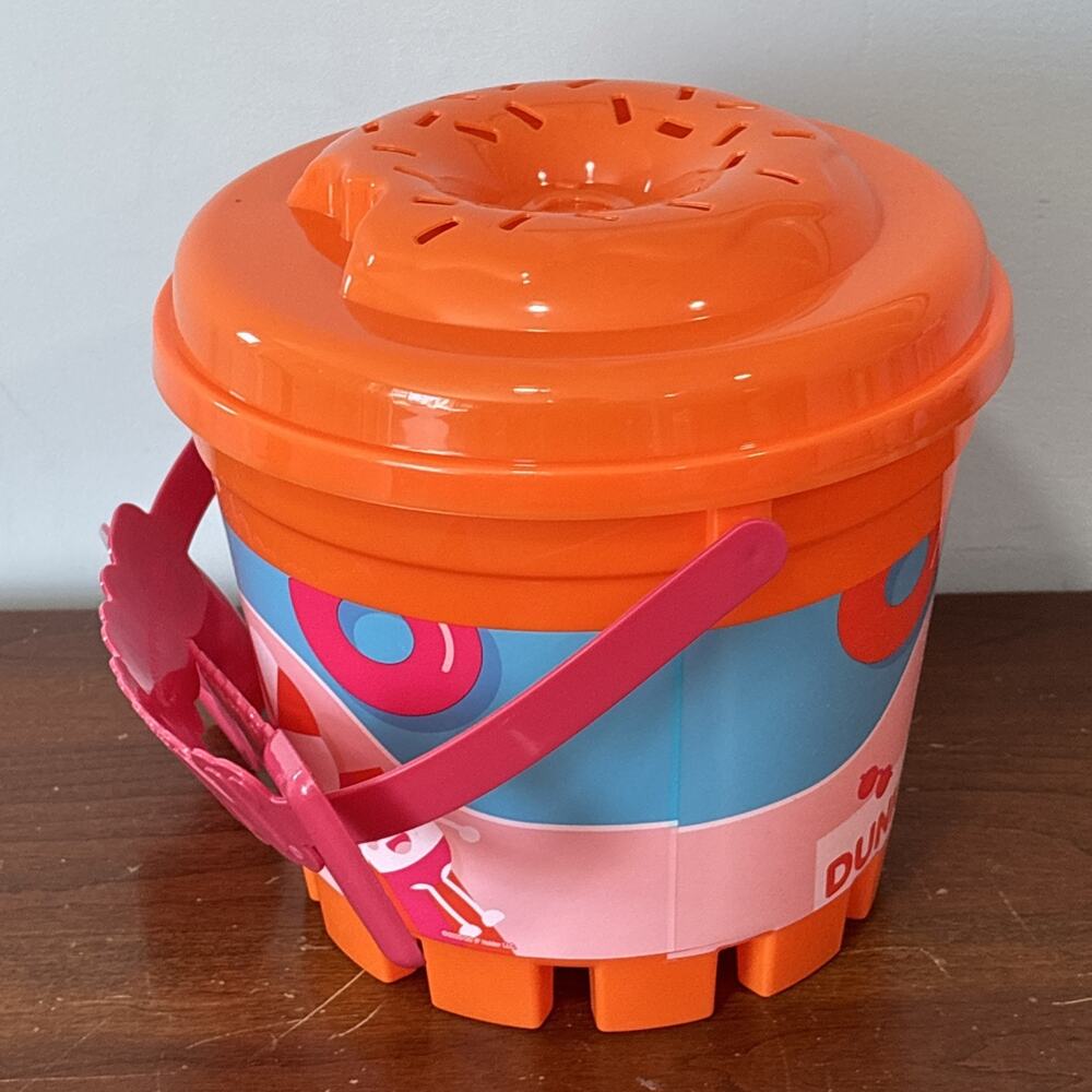 Dunkin Donuts Munchkin Beach Bucket Sand Shovel 2025 Limited Edition Summer - Picture 4 of 8